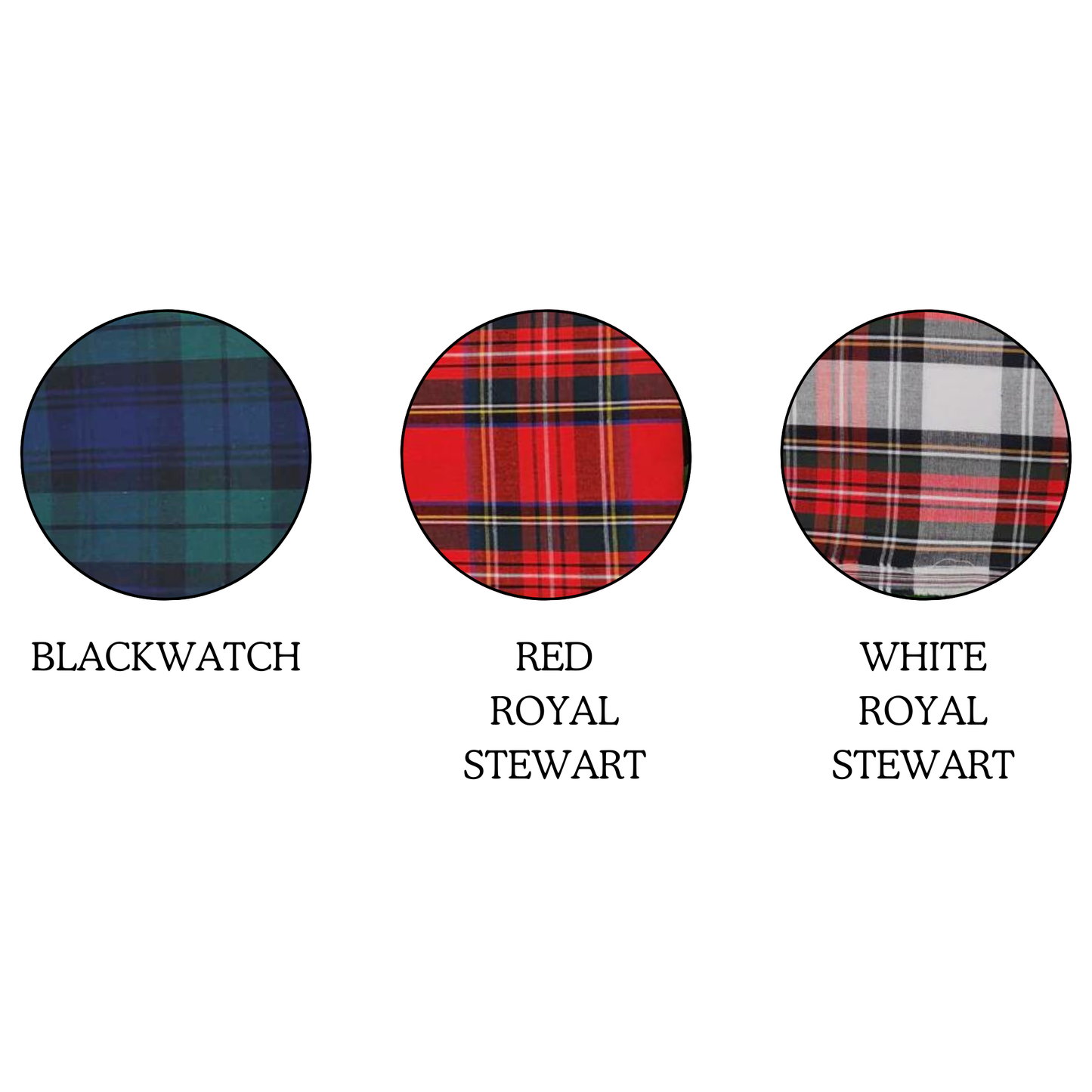 Wreath Sashes - Holiday English Tartan Plaid