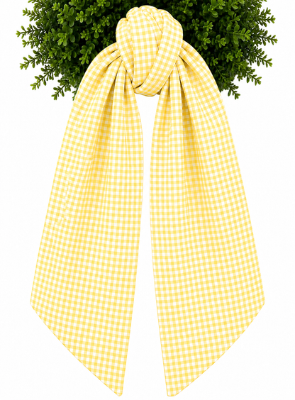 Wreath Sashes - Gingham 1/8 Inch With or Without Trim
