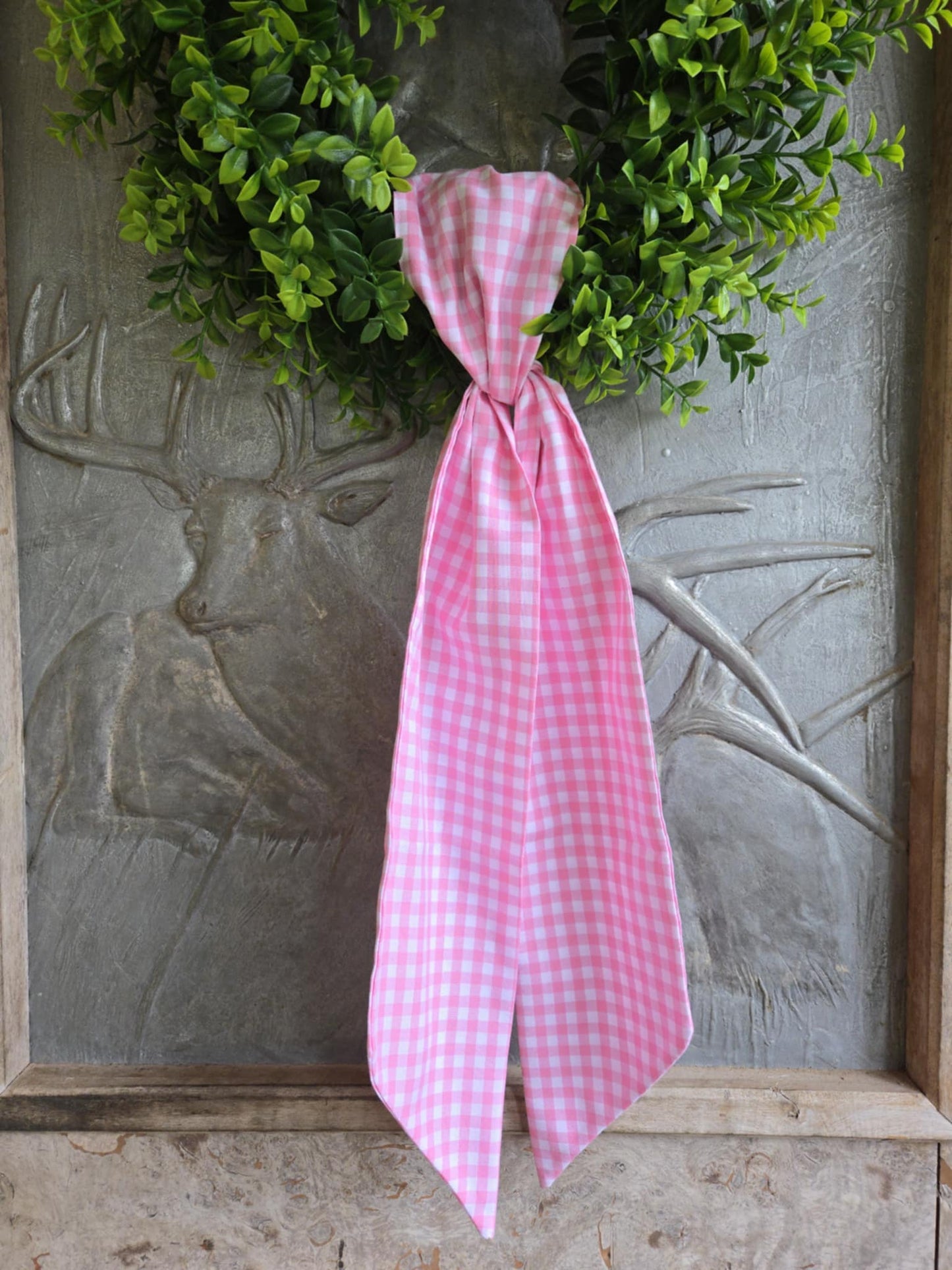 Wreath Sashes - Gingham 1/4 Inch