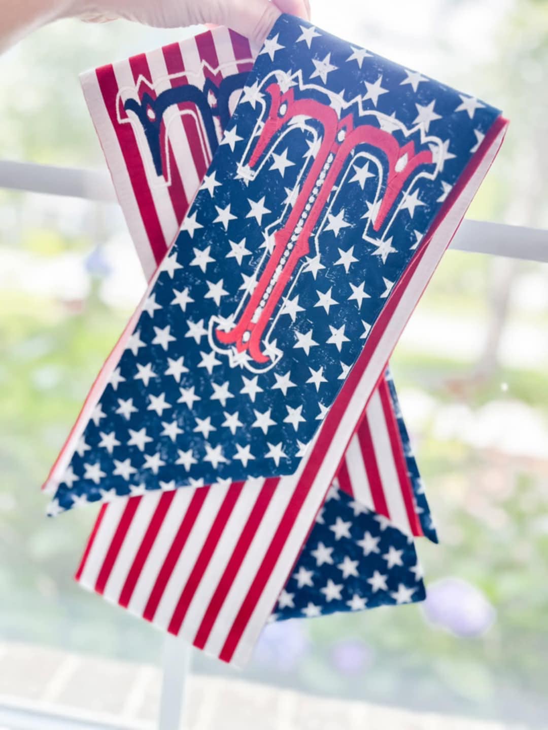 Patriotic Wreath Sashes