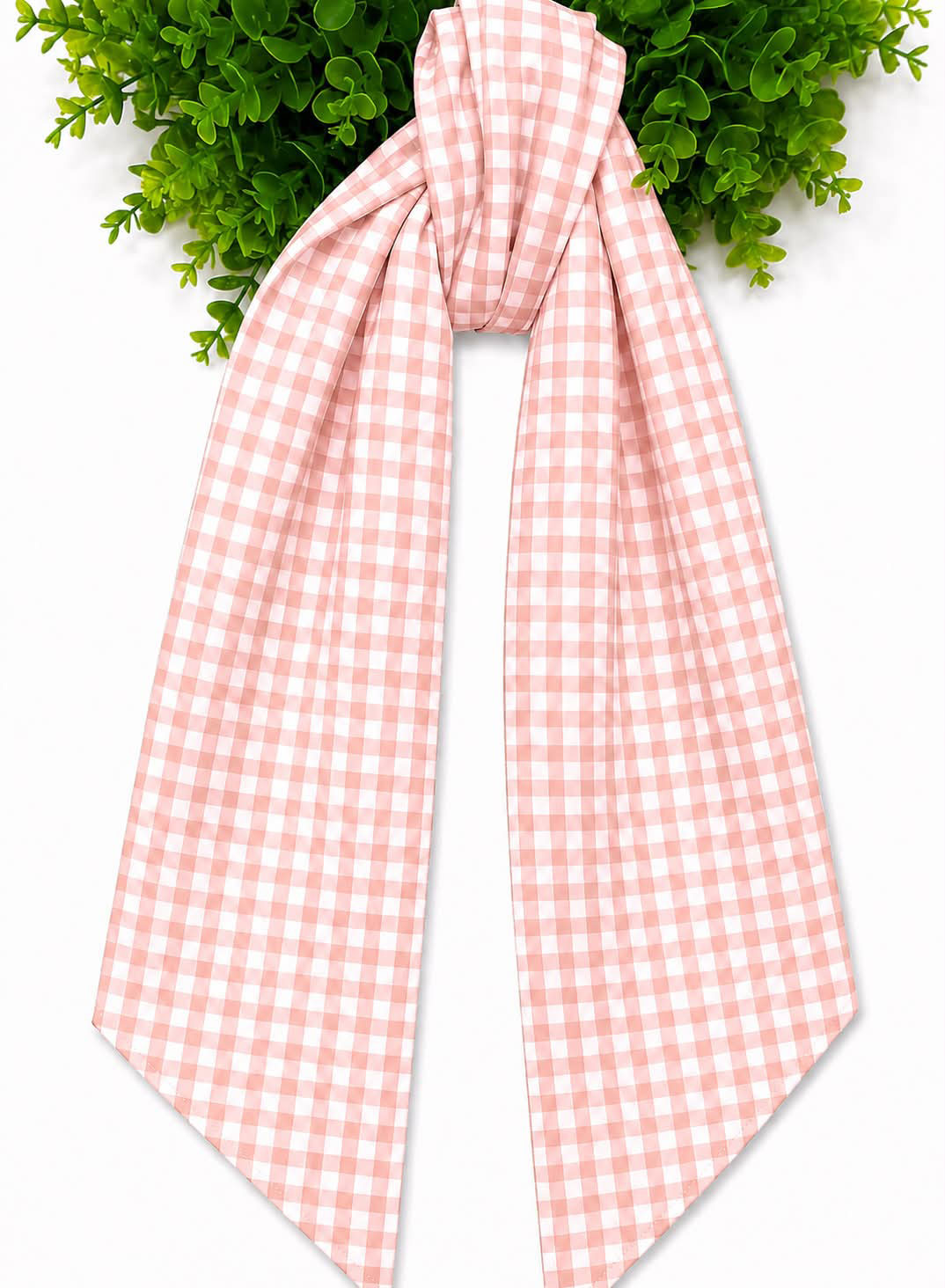 Classic 1/4" Check Canvas Wreath Sash
