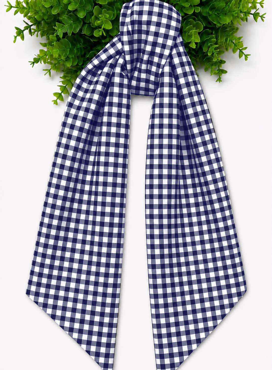 Classic 1/4" Check Canvas Wreath Sash