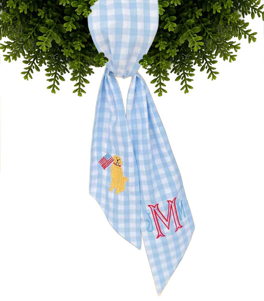 Wreath Sashes - Gingham 1/4 Inch