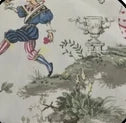 Toile Wreath Sash- Canvas Weight With or Without Trim