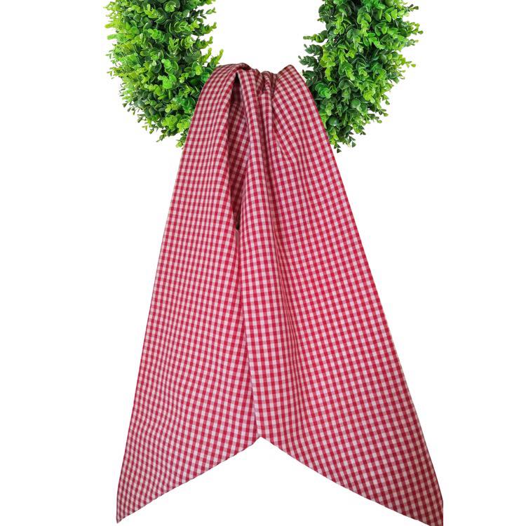 Wreath Sashes - Gingham 1/8 Inch