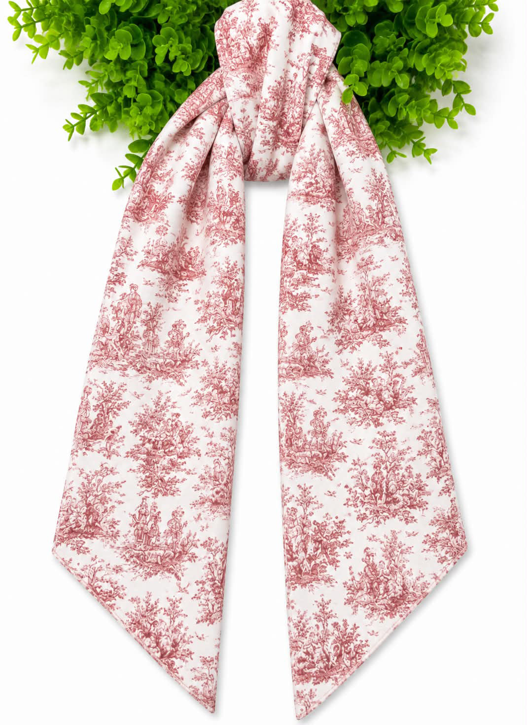 Toile Wreath Sash- Canvas Weight With or Without Trim