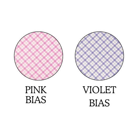 Pink or Violet Bias Plaid